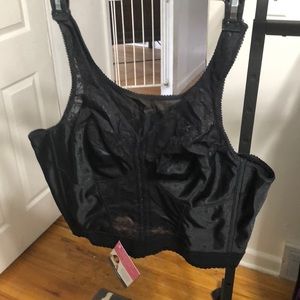 NWT Exquisite  BUSTIER BLACK SIZE 42 C